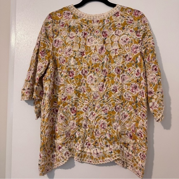 Solitaire Floral Embroidered Top - Picture 6 of 6